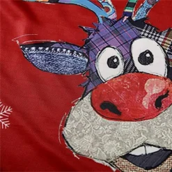 Women's Christmas Shift DressShort Mini DressShort Mini Dress Red Black Long Sleeve Letter Elk Snowflake Pocket Print Fall Winter Hooded Fashion Modern Loose Fit 2022 S M L XL XXL 3XL -Fashion Life Shop acniyb1663667044154