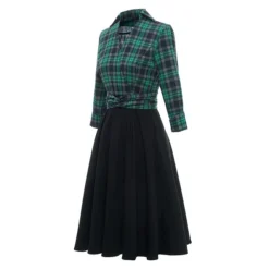 Women‘s Christmas Tartan Dress Vintage Dress Mini Dress Green Long Sleeve Plaid Patchwork Print Winter Fall Shirt Collar Vintage Casual Traditional Fall Dress 2022 S M L XL 2XL / Winter Dress 10 Women‘s Christmas Tartan Dress Vintage Dress Mini Dress Green Long Sleeve Plaid Patchwork Print Winter Fall Shirt Collar Vintage Casual Traditional Fall Dress 2022 S M L XL 2XL / Winter Dress -Fashion Life Shop ansbjm1666407372731