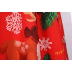 Women's Christmas Swing Dress Trumpet / Mermaid DressKnee Length Dress Black Long SleeveSnowman Zipper Bow Print Fall Winter V Neck Elegant HolidayParty 2022 S M L XL XXL XXXL -Fashion Life Shop bcubqi1632650593244