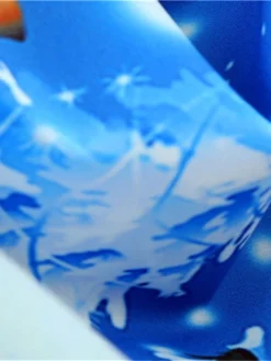 Women's Christmas Swing Dress Vintage Dress Midi Dress Blue Purple Fuchsia Red Sleeveless Santa Claus Backless Print Winter Fall Halter Neck Vacation Stylish Elegant 2022 S M L XL XXL -Fashion Life Shop bqkwrc1666168100382