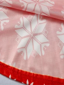 Women's Christmas Casual Dress Shift DressShort Mini Dress Black Blue Red Long Sleeve Animal Snowflake Print Fall Winter Crew Neck Fashion Casual Loose Fit 2022 S M L XL XXL 3XL -Fashion Life Shop cnyiak1662541160987