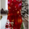 Women's Christmas Casual Dress Swing Dress Midi Dress Green Wine Red Long Sleeve Santa Claus Pocket Winter Fall Autumn Fashion Daily Weekend 2022 S M L XL XXL 3XL