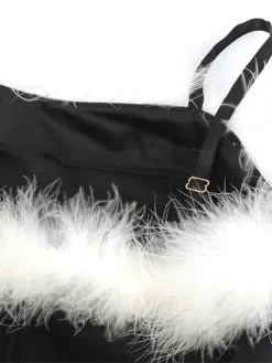 Women's Casual Dress Christmas Dress Winter Dress Color Block Ruched Patchwork Strap Midi Dress Active Fashion Outdoor Christmas Sleeveless Regular Fit Black Wine Red Fall Winter S M L XL XXL -Fashion Life Shop edmaiw1697539319826