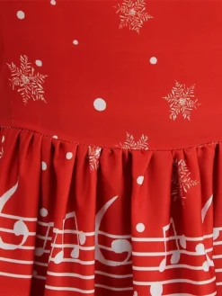 Women's Christmas Swing Dress Vintage DressKnee Length Dress Blue Wine Red Light BlueShort Sleeve Santa Claus Snowman Tree Print Fall Winter Square Neck Vintage Elegant Slim 2022 S M L XL 36 Women's Christmas Swing Dress Vintage DressKnee Length Dress Blue Wine Red Light BlueShort Sleeve Santa Claus Snowman Tree Print Fall Winter Square Neck Vintage Elegant Slim 2022 S M L XL -Fashion Life Shop ejxqgp1665475230597