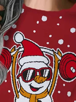 Women‘s Christmas Sweatshirt Dress Shift Dress Red Brown Long Sleeve Letter Print Winter Fall Autumn Fashion Daily Loose Fit 2022 S M L XL XXL 3XL 5 Women‘s Christmas Sweatshirt Dress Shift Dress Red Brown Long Sleeve Letter Print Winter Fall Autumn Fashion Daily Loose Fit 2022 S M L XL XXL 3XL -Fashion Life Shop fdjnfc1667641465667