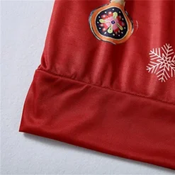 Women's Christmas Shift DressShort Mini DressShort Mini Dress Red Black Long Sleeve Letter Elk Snowflake Pocket Print Fall Winter Hooded Fashion Modern Loose Fit 2022 S M L XL XXL 3XL -Fashion Life Shop fkguco1663667045425