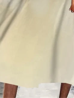 Women's Casual Dress Swing Dress Midi Dress Beige Long Sleeve Graphic Pocket Winter Fall Spring Crew Neck Fashion Christmas Daily Weekend 2022 S M L XL XXL 3XL -Fashion Life Shop fsnxul1668421620342