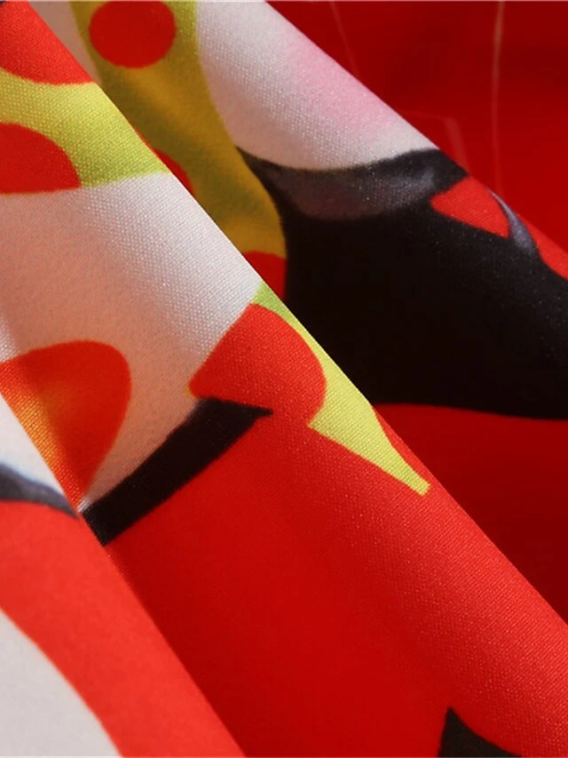 Women's Christmas Knee Length Dress Blue Purple Wine Gray Green Black Red Light Blue Long Sleeve Print Bow Print Fall Winter Round Neck Casual Vintage2021 S M L XL XXL 13 Women's Christmas Knee Length Dress Blue Purple Wine Gray Green Black Red Light Blue Long Sleeve Print Bow Print Fall Winter Round Neck Casual Vintage2021 S M L XL XXL - Image 13