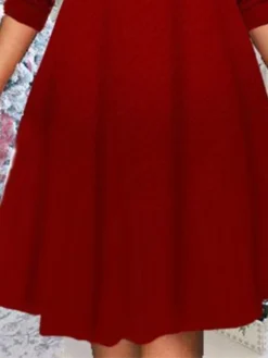 Women's Christmas Casual Dress Shift Dress Mini Dress Wine Red Long Sleeve Santa Claus Snowflake Print Winter Fall V Neck Vacation Casual 2022 XS S M L XL 2XL 3XL 4XL 5XL 6XL 13 Women's Christmas Casual Dress Shift Dress Mini Dress Wine Red Long Sleeve Santa Claus Snowflake Print Winter Fall V Neck Vacation Casual 2022 XS S M L XL 2XL 3XL 4XL 5XL 6XL -Fashion Life Shop gnmjtf1667282131750