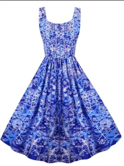 Women's Christmas Knee Length Dress Purple Black Red Navy Blue Light Blue Sleeveless Print Bow Print Fall Winter V Neck Casual Vintage2021 S M L XL XXL 37 Women's Christmas Knee Length Dress Purple Black Red Navy Blue Light Blue Sleeveless Print Bow Print Fall Winter V Neck Casual Vintage2021 S M L XL XXL -Fashion Life Shop grawda1630043271094