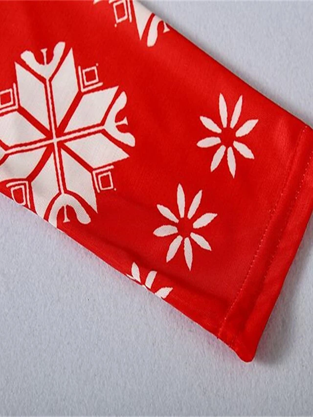 Women's Christmas Casual Dress Shift DressShort Mini Dress Green Black Red Long Sleeve Animal Snowflake Print Fall Winter Crew Neck Fashion Casual Loose Fit 2022 S M L XL XXL 3XL 11 Women's Christmas Casual Dress Shift DressShort Mini Dress Green Black Red Long Sleeve Animal Snowflake Print Fall Winter Crew Neck Fashion Casual Loose Fit 2022 S M L XL XXL 3XL - Image 11