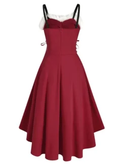 Women's Christmas Swing Dress Slip Dress Vintage Dress Midi Dress Green Black Wine Sleeveless Pure Color Backless Winter Fall Autumn Spaghetti Strap Fashion Daily Date 2022 S M L XL XXL 3XL 33 Women's Christmas Swing Dress Slip Dress Vintage Dress Midi Dress Green Black Wine Sleeveless Pure Color Backless Winter Fall Autumn Spaghetti Strap Fashion Daily Date 2022 S M L XL XXL 3XL -Fashion Life Shop ieaoiw1667815072038