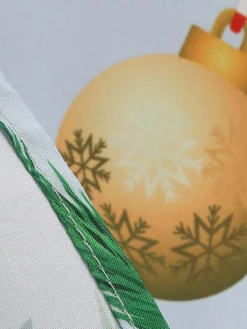 Women's Christmas Casual Dress Swing Dress Midi Dress Blue Purple Royal Blue Light Blue White Long Sleeve Santa Claus Elk Tree Bow Print Winter Fall V Neck Vacation Vintage 2022 S M L XL -Fashion Life Shop jqines1666927314438