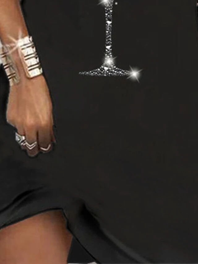 Women's Christmas Hoodie Dress Shift Dress Mini Dress Black Long Sleeve Christmas Hat Print Winter Fall Autumn Hooded Fashion Christmas Daily 2022 S M L XL XXL 3XL 3 Women's Christmas Hoodie Dress Shift Dress Mini Dress Black Long Sleeve Christmas Hat Print Winter Fall Autumn Hooded Fashion Christmas Daily 2022 S M L XL XXL 3XL - Image 3