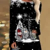 Women's Casual Dress T Shirt Dress Tee Dress Shift Dress Mini Dress Black Long Sleeve Letter Print Winter Fall Spring Crew Neck Fashion Christmas Daily 2022 S M L XL XXL 3XL