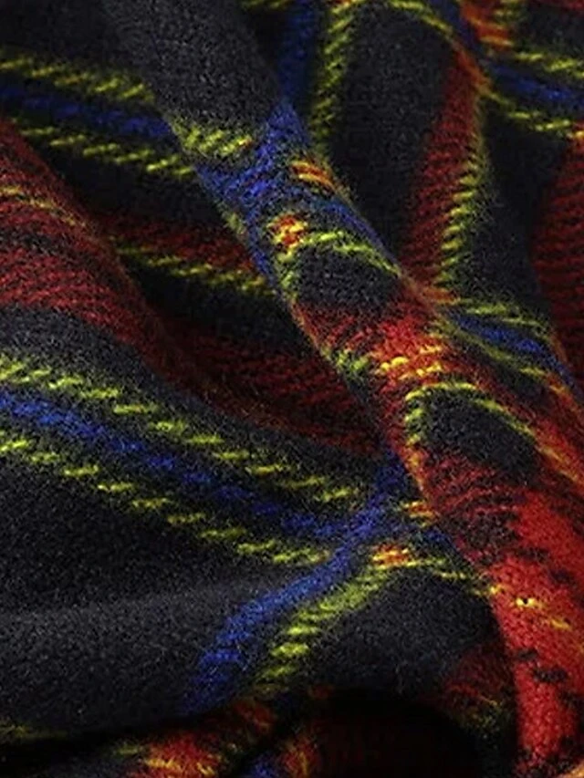 Women's Casual Dress Christmas Dress T Shirt Dress Tee Dress Plaid Pocket Print Crew Neck Midi Dress Fashion Streetwear Outdoor Christmas Long Sleeve Regular Fit Red Green Fall Winter S M L XL XXL 4 Women's Casual Dress Christmas Dress T Shirt Dress Tee Dress Plaid Pocket Print Crew Neck Midi Dress Fashion Streetwear Outdoor Christmas Long Sleeve Regular Fit Red Green Fall Winter S M L XL XXL - Image 4