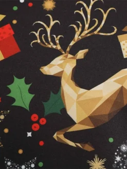 Women's Christmas Casual Dress Knee Length Dress Black Long Sleeve SnowflakeTree Animal Bow Print Fall Winter Crew Neck Stylish Casual Modern 2022 S M L XL XXL -Fashion Life Shop neldwn1661418254844