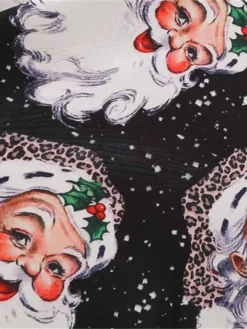 Women's Christmas Swing Dress Vintage DressKnee Length Dress Blue Red Navy Blue Black Long Sleeve Plaid Santa Claus Elk Bow Print Fall Winter V Neck Vacation Vintage 2022 S M L XL XXL 3XL -Fashion Life Shop nhiwpb1665293397394