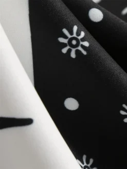 Women's Christmas Retro 1950s Vintage Dress Midi Dress Party Ruched Bow Elk Crew Neck Long Sleeve Regular Fit Fall Winter 2023 Black S M L XL -Fashion Life Shop ogycib1695363583524