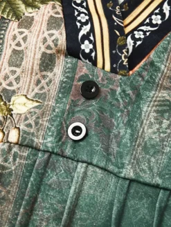 Women's Casual Dress Shift Dress Midi Dress Navy Blue Blue Orange Half Sleeve Floral Ruched Summer Spring V Neck Vintage Christmas Vacation 2023 S M L XL XXL 3XL -Fashion Life Shop pdddny1685699222231