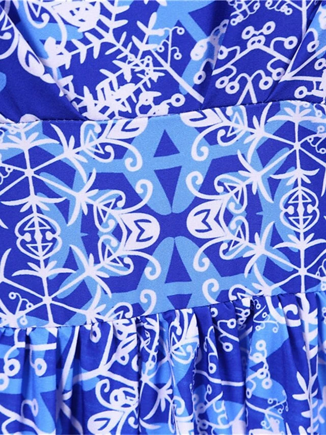 Women's Christmas Knee Length Dress Purple Black Red Navy Blue Light Blue Sleeveless Print Bow Print Fall Winter V Neck Casual Vintage2021 S M L XL XXL 19 Women's Christmas Knee Length Dress Purple Black Red Navy Blue Light Blue Sleeveless Print Bow Print Fall Winter V Neck Casual Vintage2021 S M L XL XXL - Image 19