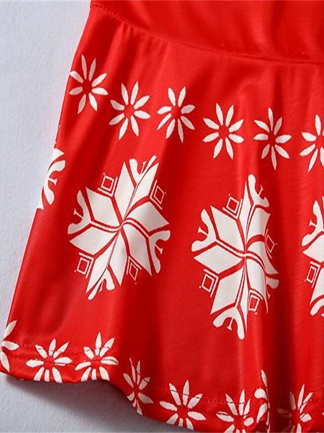 Women's Christmas Casual Dress Shift DressShort Mini Dress Green Black Red Long Sleeve Animal Snowflake Print Fall Winter Crew Neck Fashion Casual Loose Fit 2022 S M L XL XXL 3XL 9 Women's Christmas Casual Dress Shift DressShort Mini Dress Green Black Red Long Sleeve Animal Snowflake Print Fall Winter Crew Neck Fashion Casual Loose Fit 2022 S M L XL XXL 3XL - Image 9