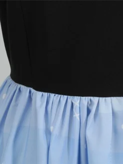 Women's Christmas Casual Dress Swing Dress Midi Dress Blue Royal Blue Dark Blue Light Blue Sleeveless Santa Claus Snowman Mesh Print Winter Fall Crew Neck Vacation Vintage 2022 S M L XL XXL -Fashion Life Shop trcvji1666597368312