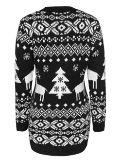 Women‘s Christmas Sweater Dress Jumper Dress Winter Dress Fashion Ugly Christmas Christmas Daily Vacation Going Out Crew Neck Long Sleeve Patchwork 2023 Regular Fit Wine Navy Blue S M 22 Women‘s Christmas Sweater Dress Jumper Dress Winter Dress Fashion Ugly Christmas Christmas Daily Vacation Going Out Crew Neck Long Sleeve Patchwork 2023 Regular Fit Wine Navy Blue S M -Fashion Life Shop tywkff1694601708907