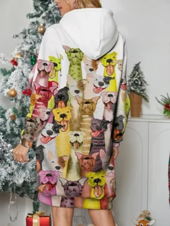 Women's Casual Dress Hoodie Dress Mini Dress Warm Fashion Outdoor Christmas Holiday Hoodie Print Animal Loose Fit Yellow Blue Purple S M L XL XXL 11 Women's Casual Dress Hoodie Dress Mini Dress Warm Fashion Outdoor Christmas Holiday Hoodie Print Animal Loose Fit Yellow Blue Purple S M L XL XXL -Fashion Life Shop uaophc1696942510611