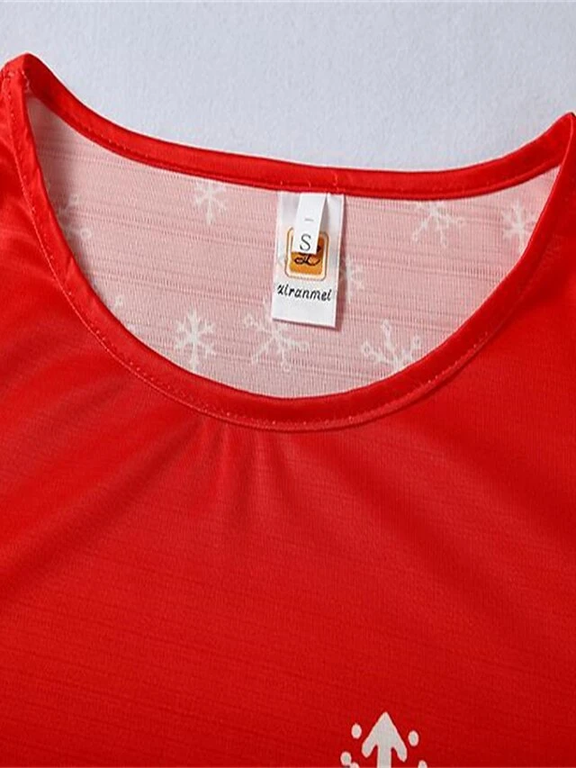 Women's Christmas Casual Dress Shift DressShort Mini Dress Green Black Red Long Sleeve Animal Snowflake Print Fall Winter Crew Neck Fashion Casual Loose Fit 2022 S M L XL XXL 3XL 7 Women's Christmas Casual Dress Shift DressShort Mini Dress Green Black Red Long Sleeve Animal Snowflake Print Fall Winter Crew Neck Fashion Casual Loose Fit 2022 S M L XL XXL 3XL - Image 7