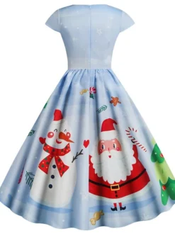Women's Christmas Knee Length Dress Blue Dusty Blue Royal Blue Black Red Navy Blue Dark Blue Light Blue Short Sleeve Print Print Fall Winter V Neck Casual Vintage2021 S M L XL XXL 3XL 22 Women's Christmas Knee Length Dress Blue Dusty Blue Royal Blue Black Red Navy Blue Dark Blue Light Blue Short Sleeve Print Print Fall Winter V Neck Casual Vintage2021 S M L XL XXL 3XL -Fashion Life Shop voknmr1629970322902