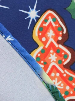 Women's Christmas Swing Dress Vintage DressKnee Length Dress Blue Red Navy Blue Black Long Sleeve Plaid Santa Claus Elk Bow Print Fall Winter V Neck Vacation Vintage 2022 S M L XL XXL 3XL -Fashion Life Shop vqbrse1665293395870