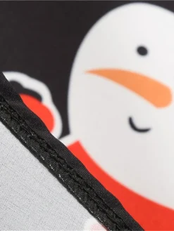 Women's Christmas Knee Length Dress Purple Wine Gray White Black Red Light Green Short Sleeve Print Bow Print Fall Winter Round Neck Casual Vintage2021 S M L XL XXL -Fashion Life Shop vxfovg1630046096201