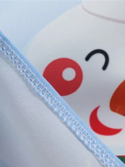 Women's Christmas Casual Dress Swing Dress Midi Dress Blue Royal Blue Dark Blue Light Blue Sleeveless Santa Claus Snowman Mesh Print Winter Fall Crew Neck Vacation Vintage 2022 S M L XL XXL -Fashion Life Shop xjdqgd1666597370162