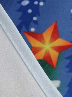 Women's Christmas Swing Dress Vintage DressKnee Length Dress Blue Royal Blue Light Blue Black Long Sleeve Santa Claus Elk Snowman Print Fall Winter Crew Neck Vacation Vintage 2022 S M L XL XXL 3XL -Fashion Life Shop ysegto1665293401750