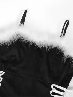 Women's Casual Dress Christmas Dress Winter Dress Color Block Ruched Patchwork Strap Midi Dress Active Fashion Outdoor Christmas Sleeveless Regular Fit Black Wine Red Fall Winter S M L XL XXL -Fashion Life Shop ywvnvm1697539321648