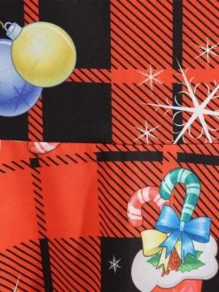 Women's Christmas Retro 1950s Vintage Dress Midi Dress Party Ruched Bow Snowman Crew Neck Short Sleeve Regular Fit Fall Winter 2023 Red S M L XL -Fashion Life Shop yxdtjg1695363734731