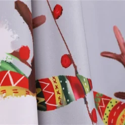 Women's Christmas Knee Length Dress Gray White Black Red Brown Long Sleeve Print Bow Print Fall Winter V Neck Casual Vintage2021 S M L XL XXL 3XL -Fashion Life Shop zsapzs1629971762076